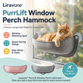 Liravone™ PurrLift Window Perch Hammock