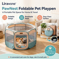 Liravone™ PawNest Foldable Pet Playpen