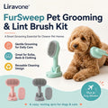 Liravone™ FurSweep Pet Grooming & Lint Brush Kit