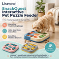 Liravone™ SnackQuest Interactive Pet Puzzle Feeder